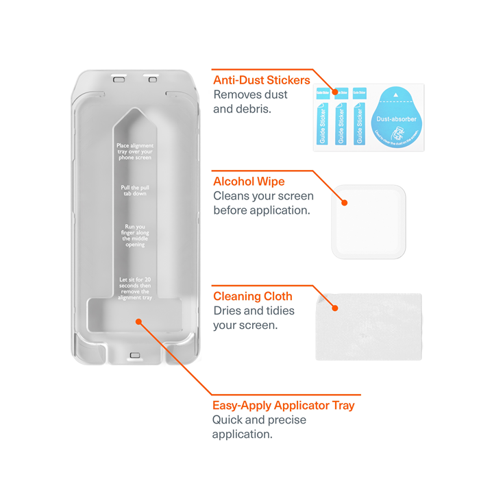 Cygnett OpticShield Samsung Galaxy A36 5G (6.7') Glass Screen Protector -(CY5403CPTGL) Guards Screen from Scratches, 2 Years Warranty - Image 2
