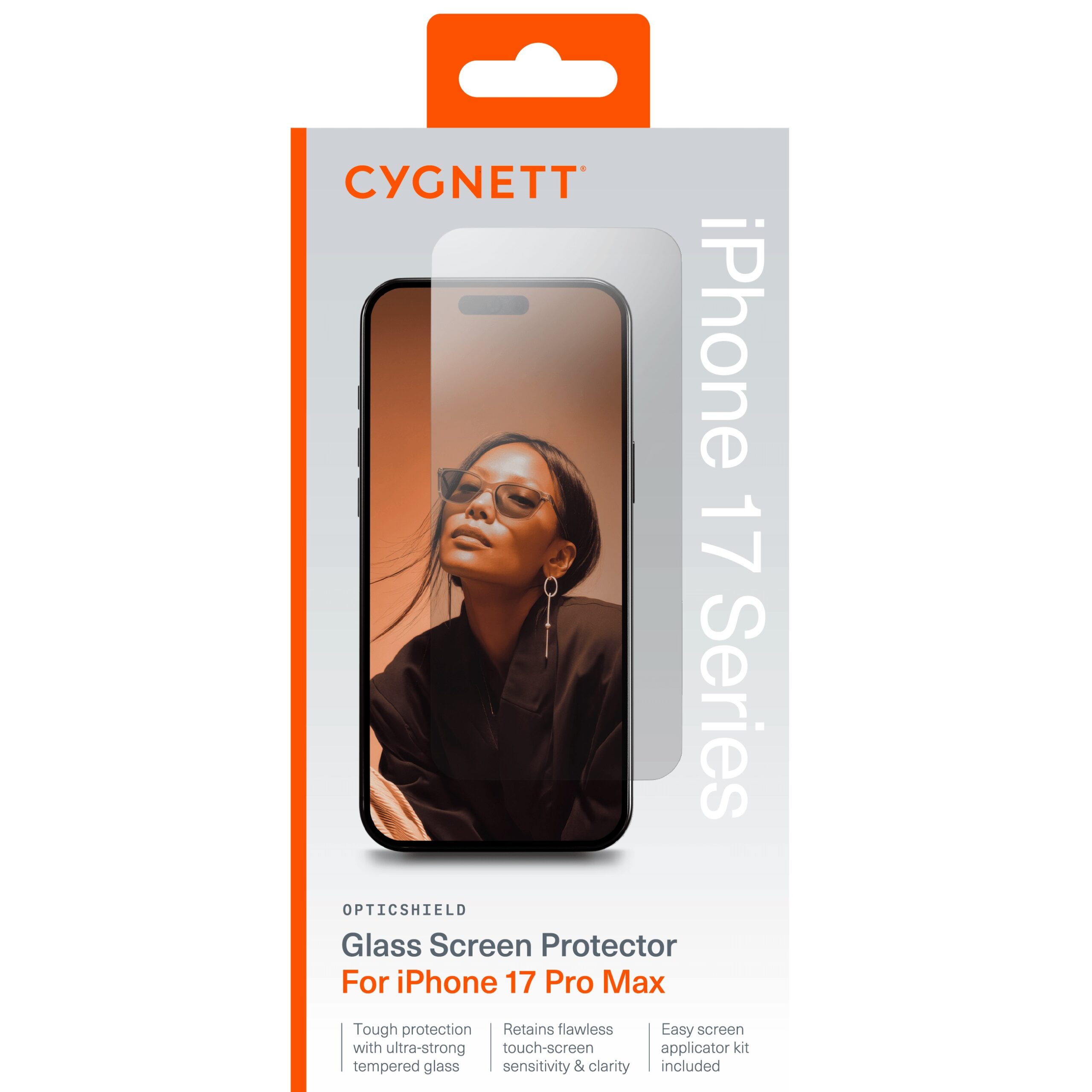 Cygnett OpticShield Apple iPhone 17 Pro Max (6.9') Japanese Tempered Glass Screen Protector - (CY5528CPTGL), DropProof, 2 Years Warranty - Image 4