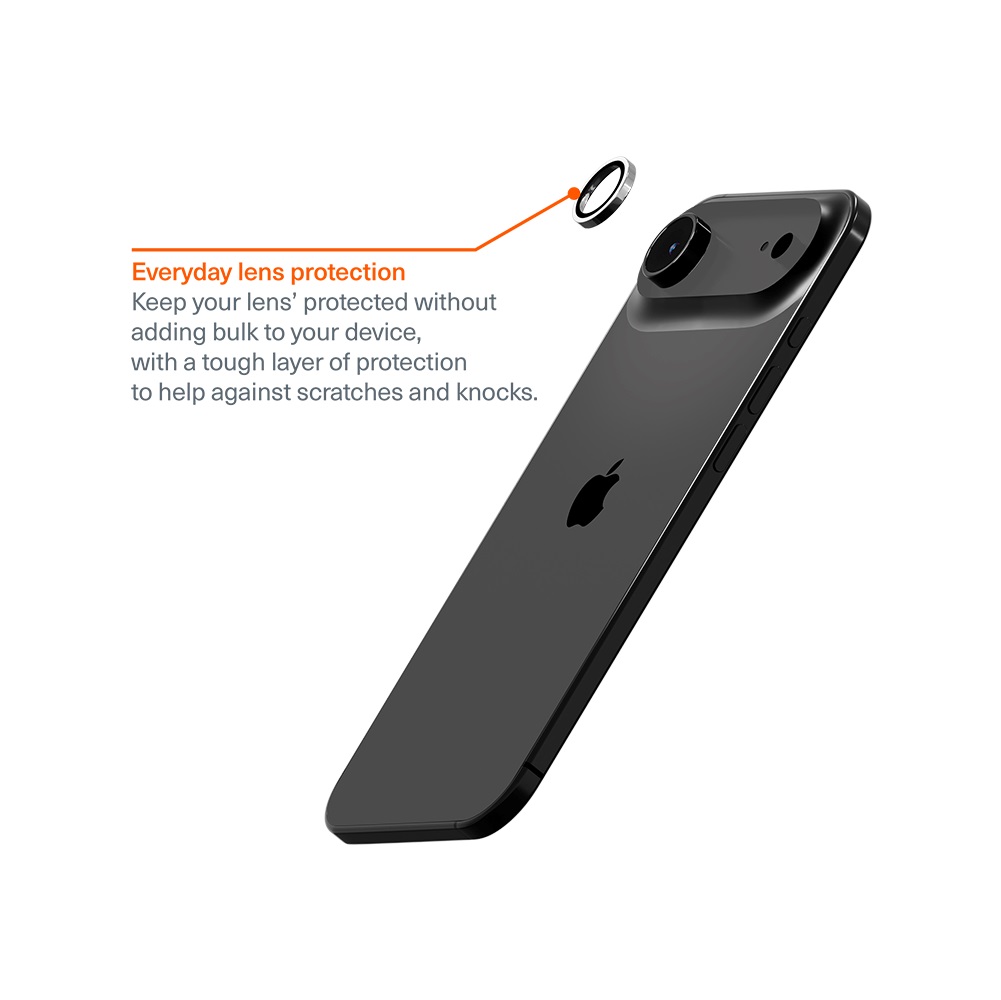 Cygnett Apple iPhone Air (6.5') Camera Lens Protector - (CY5615CYCLP), DropProof, Scratch Resistant, Crystal Clear, 2 Years Warranty - Image 3