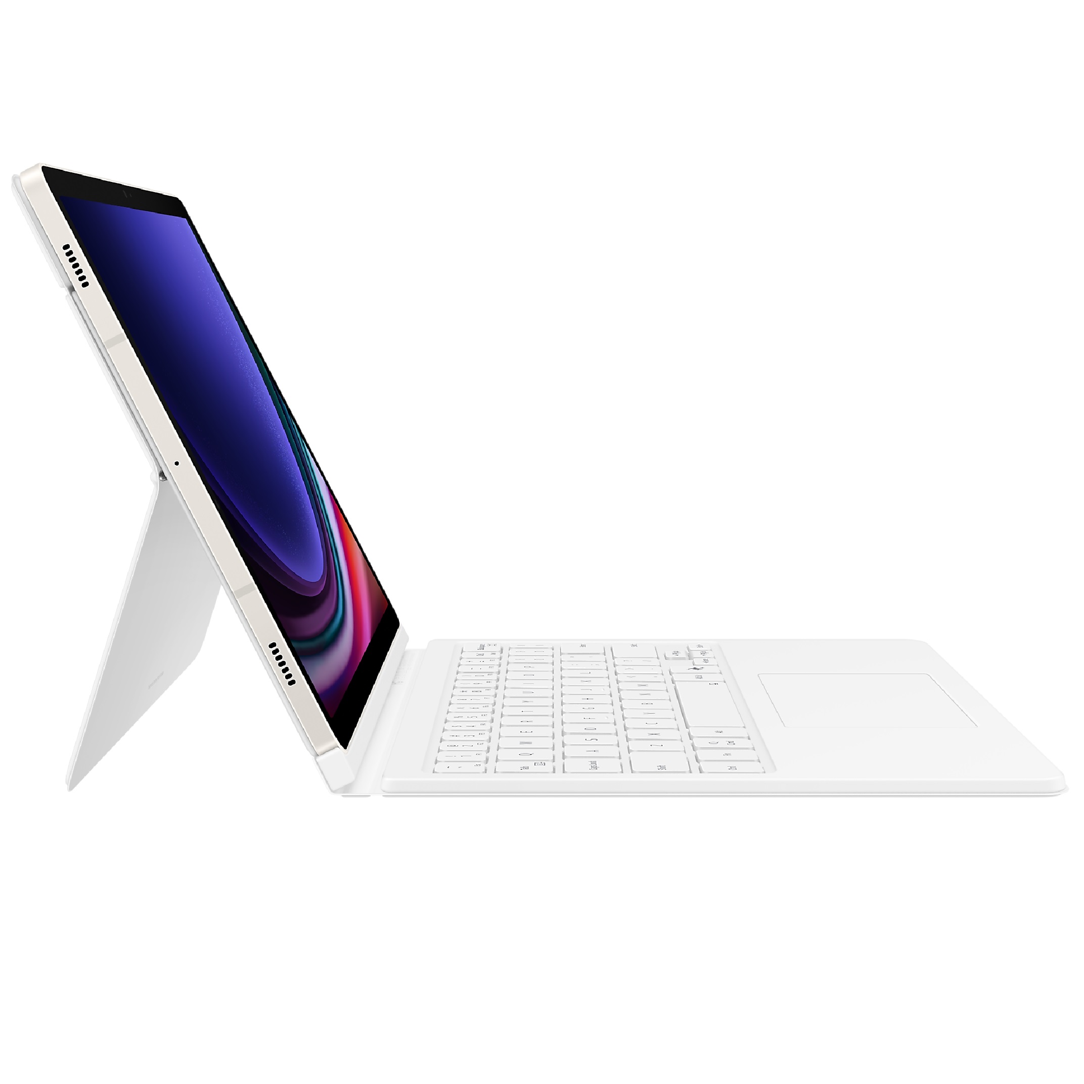 Samsung Galaxy Tab S10 FE / Tab S9 / S9 FE Book Cover Keyboard White - Magnetic(EF-DX725UWEGWW), Effortless Comes In 150°, AI Key, 6 Months Warranty - Image 3
