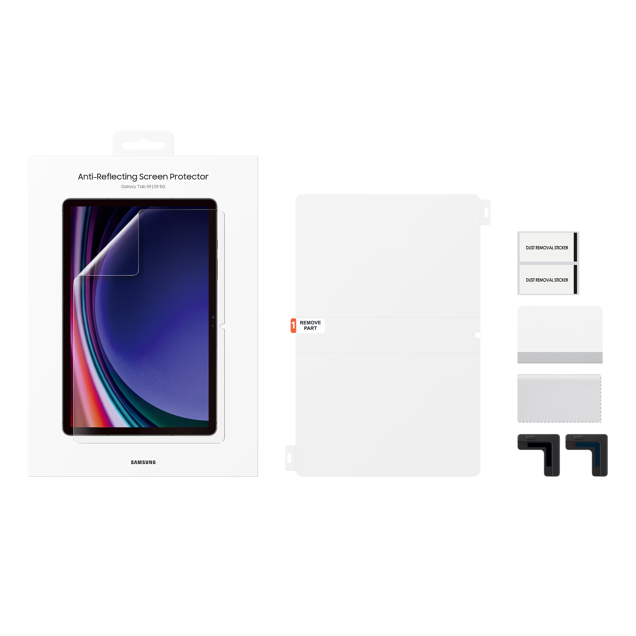 Samsung Galaxy Tab S10 Lite / S10 FE / S9 / S9 FE Anti-Reflecting Screen Protector - Clear(EF-UX710CTEGWW), Scratch-Resistant , 6 Months Warranty - Image 3