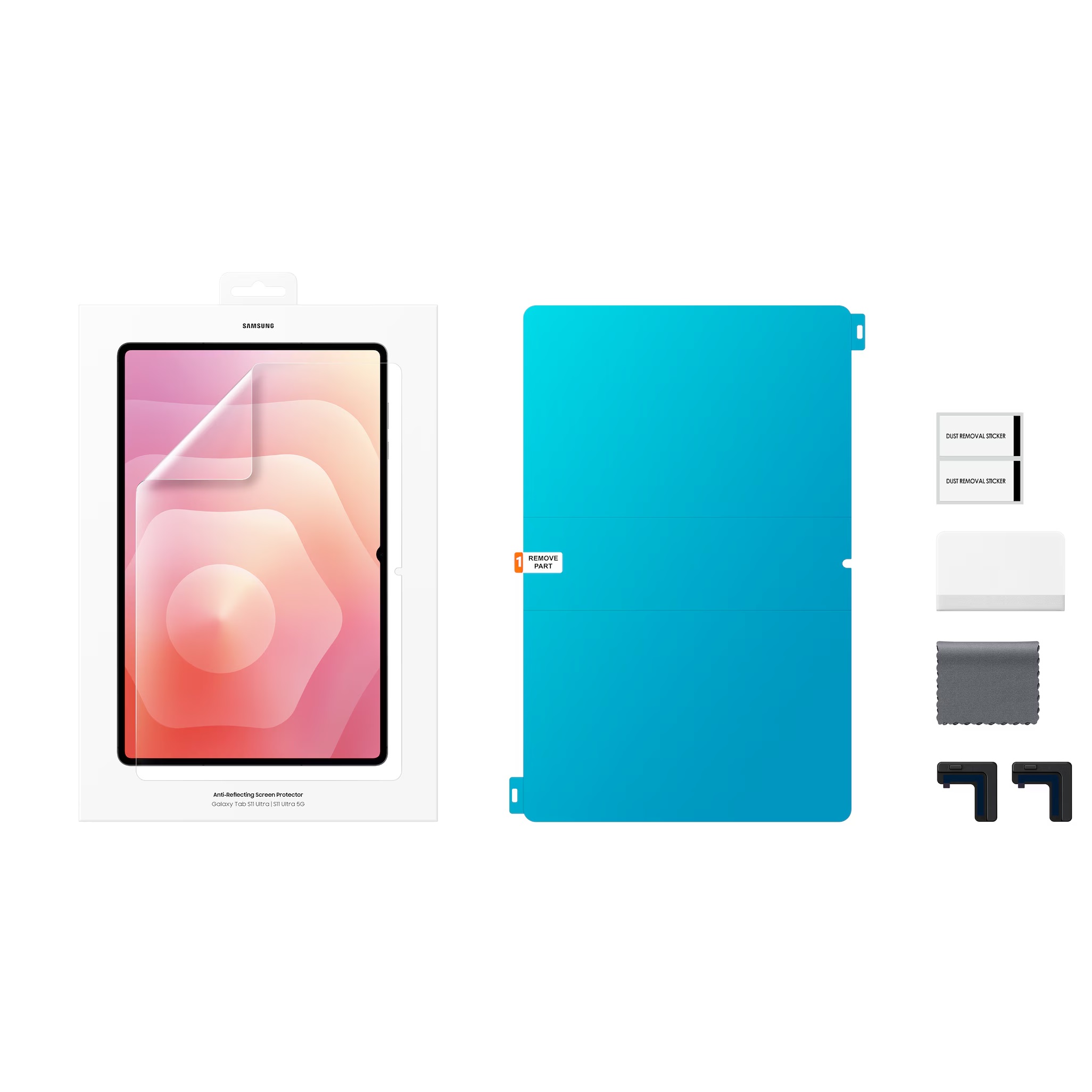 Samsung Galaxy Tab S11 Ultra Anti-Reflecting Screen Protector - Clear(EF-UX930CTEGWW), Scratch-Resistant, 6 month Warranty - Image 3