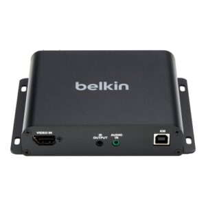 Belkin Cybersecurity and Secure KVM Extender Transmitter Fiber SFP - Universal Video, UHD 4K@60Hz 4:2:0 up to 100m, TAA compliance, 3-Year Warranty
