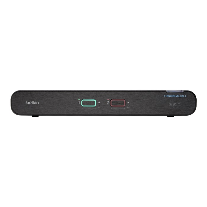 Belkin Universal 2nd Gen Secure KVM Switch, 2-Port Dual Head w/CAC - Belkin (F1DN202KVM-UN-4) - Image 2