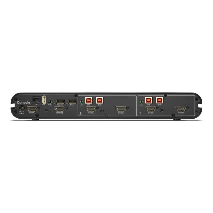 Belkin Universal 2nd Gen Secure KVM Switch, 2-Port Dual Head w/CAC - Belkin (F1DN202KVM-UN-4) - Image 3