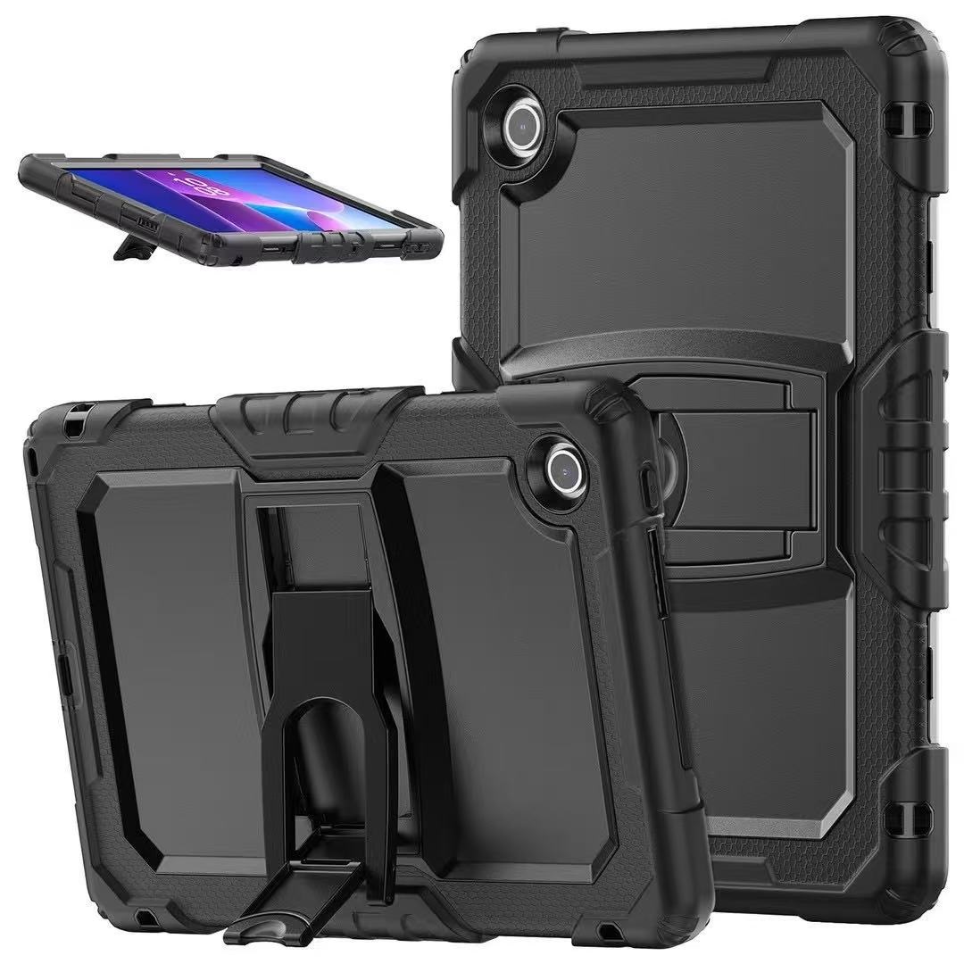 USP Rugged Lenovo Tab 10.1' Case Black - Built-in-Kickstand, Shoulder Strap, DropProof, ShockProof, 3 Year Warranty - Image 2