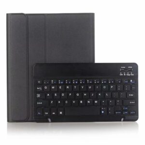 USP Apple iPad Air (13') (M3) (7th Gen) Bluetooth Keyboard with Case Black - Slim, Lightweight, Auto Wake/Sleep Function,PU Leather, 3 Years Warranty