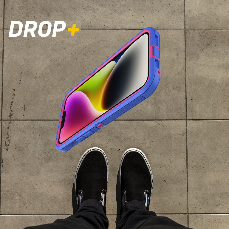 OtterBox Defender XT MagSafe Apple iPhone 14 Plus Case Blooming Lotus (Pink) - (77-89112), DROP+ 5X Military Standard, Raised Edges, 7 Years Warranty - Image 4