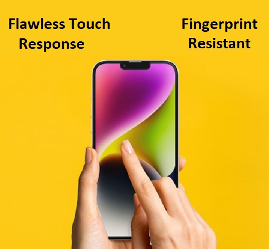 OtterBox Alpha Glass Apple iPhone 14 Pro Screen Protector - (77-89307), Antimicrobial, 3X scratch protection, Drop Defense,2 Years Warranty - Image 4