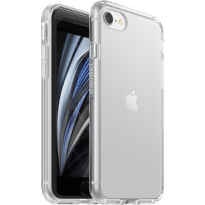 OtterBox React Apple iPhone SE (3rd & 2nd Gen) and iPhone 8/7 Case Clear - (77-65078), Antimicrobial, DROP+ Military Standard, 2 Years Warranty
