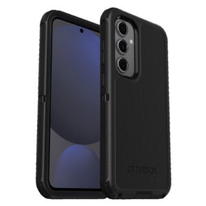 OtterBox Defender Samsung Galaxy S24 FE 5G (6.7') Case Black - (77-97095), DROP+ 7X Military Standard, Multi-Layer, Port Covers, 7 Years Warranty