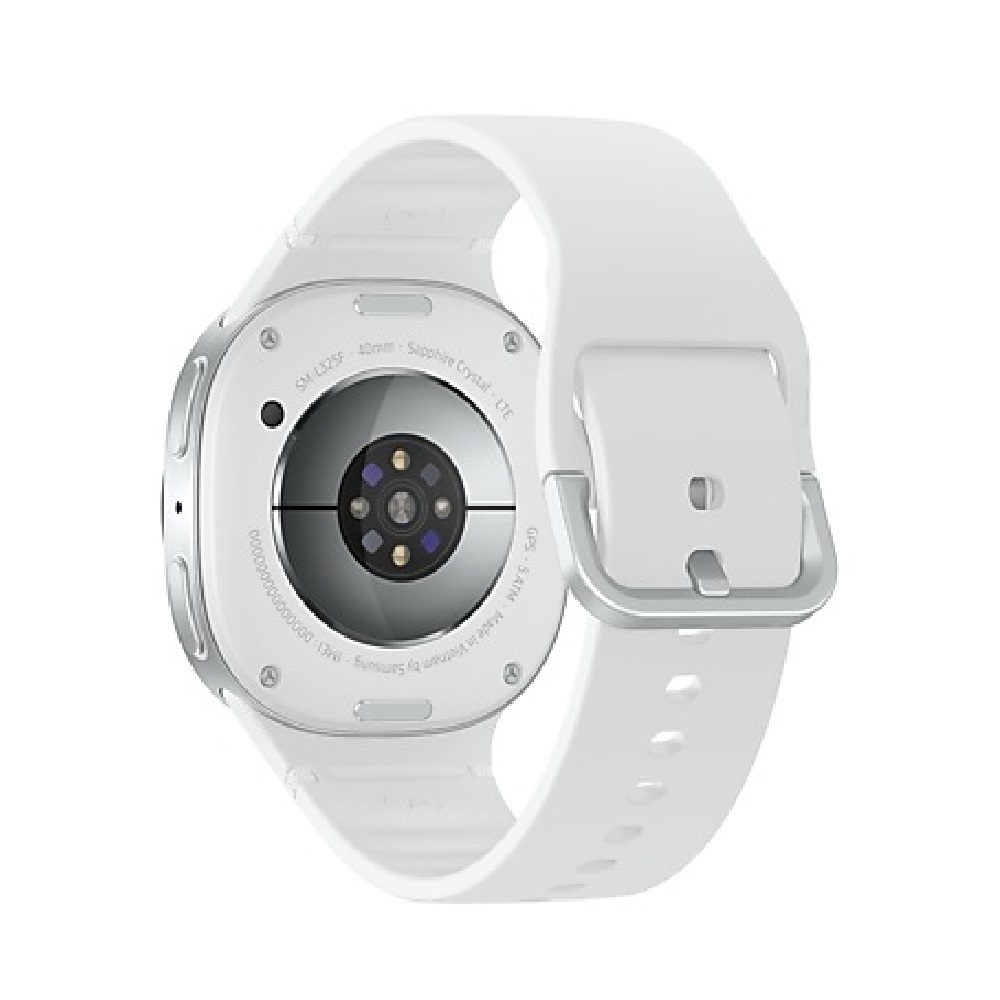 Samsung Galaxy Watch8 Bluetooth + 4G (40mm) - Silver(SM-L325FZSAXSA), 1.3', Super AMOLED, 1.6GHz, 2GB/32GB, Bluetooth v5.3, 325mAh,2 Years Warranty - Image 3