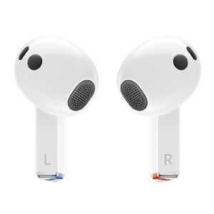 Samsung Galaxy Buds3 - White (SM-R530NZWAASA) *AU STOCK*, Active Noise Cancellation, Ergonomic Design, Bluetooth v5.4, 48mAh, 1 Year Warranty