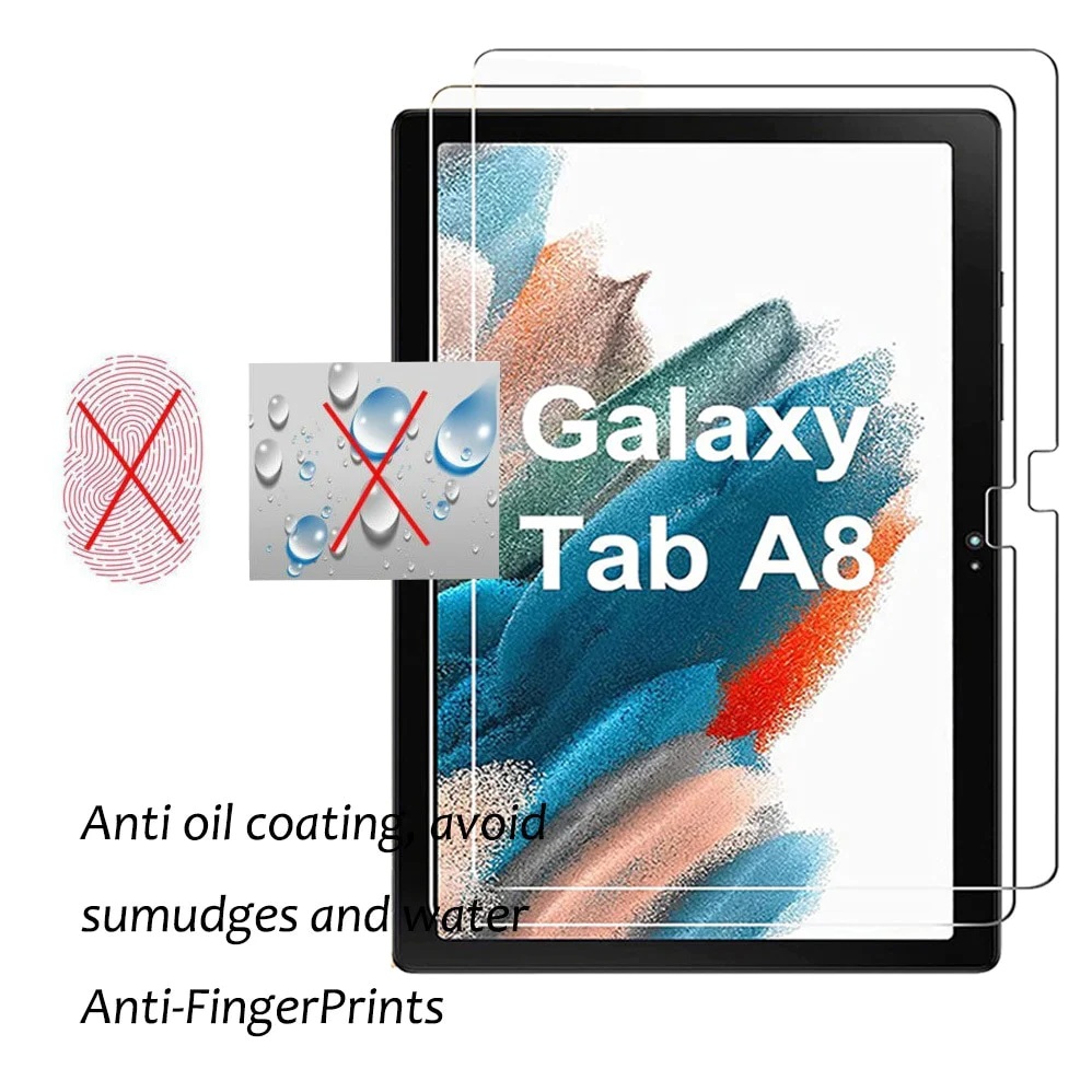 USP Samsung Galaxy Tab A8 (10.5'') Tempered Glass Screen Protector : Full Coverage, 9H Hardness, Bubble-free, Anti-fingerprint, 3 Years Warranty - Image 3