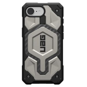 UAG Monarch Pro MagSafe Apple iPhone 16E Refresh / iPhone 16E (6.1') Rugged Case-Titanium (114497113636), 25ft. Drop Protection,10 Years Warranty