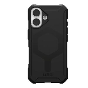 UAG Essential Armor MagSafe Apple iPhone 16 Plus (6.7') Rugged Case - Black (114447114040), 15ft. Drop Protection (4.6M), 10 Years Warranty