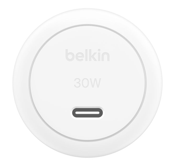 Belkin BoostCharge Compact 30W USB-C PD 3.1 Wall Charger + USB-C to USB-C Cable (1M) - White (WCA008au1MWH-B6), Apple, CEW $2500, 2 Years Warranty - Image 4