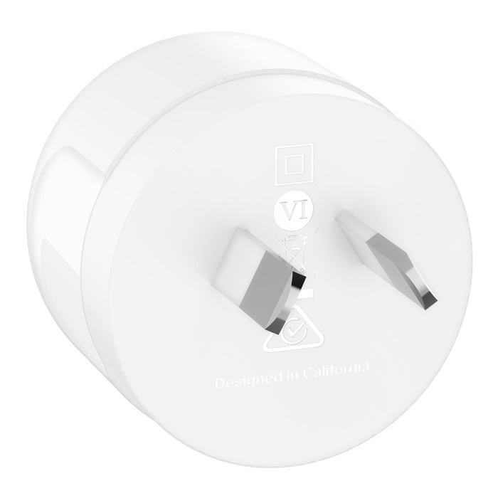 Belkin BoostCharge Compact 30W USB-C (PD 3.1) Wall Charger - White (WCA008auWH), Compact & Travel-Ready, CEW $2,500, 2 Years Warranty - Image 3