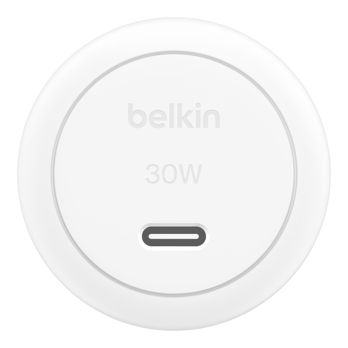 Belkin BoostCharge Compact 30W USB-C (PD 3.1) Wall Charger - White (WCA008auWH), Compact & Travel-Ready, CEW $2,500, 2 Years Warranty - Image 4