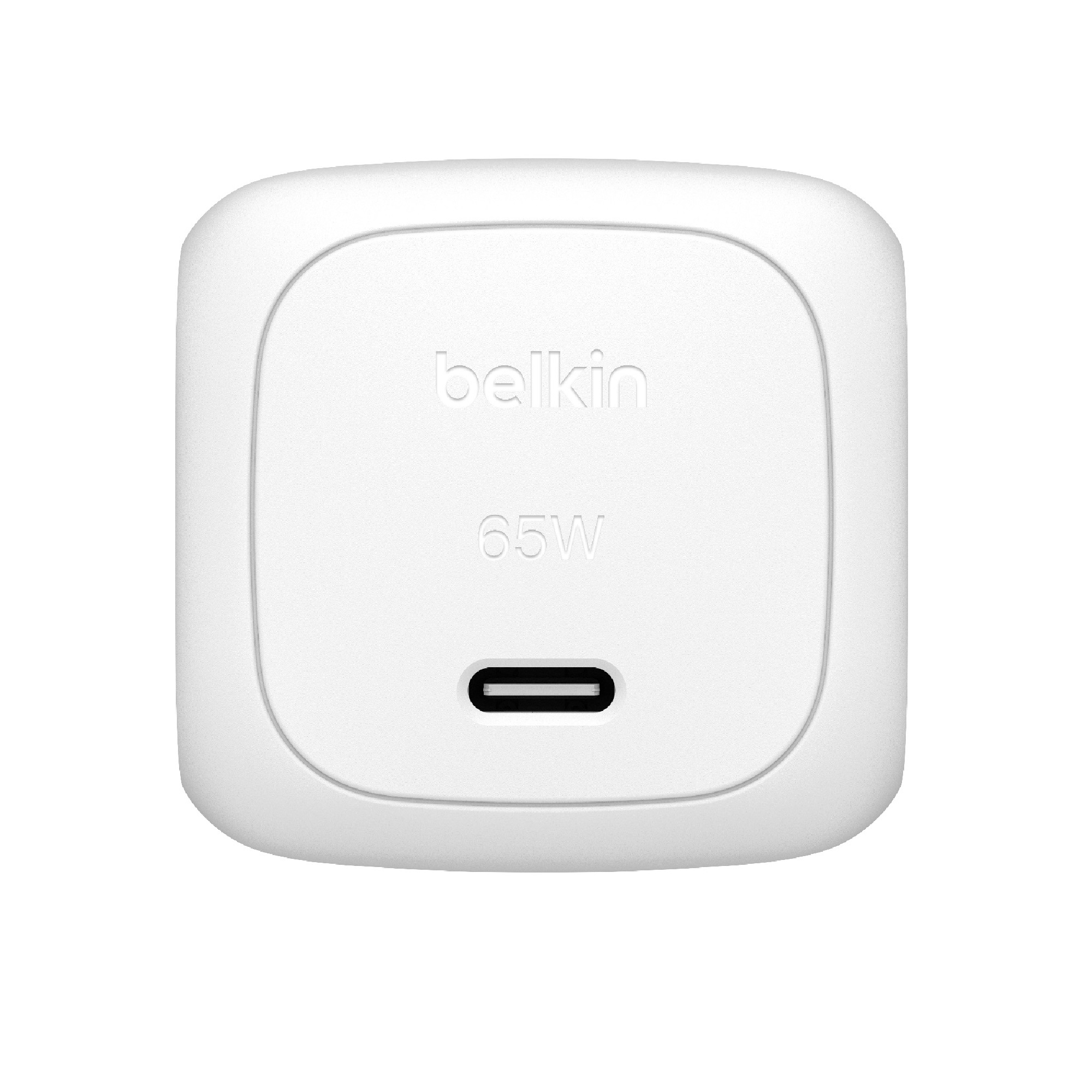 Belkin BoostCharge 65W USB-C PD 3.1 Cubic Wall Charger - White (WCA011auWH), Portable & Powerful, Apple iPhone, CEW $2500, 2 Years Warranty - Image 4