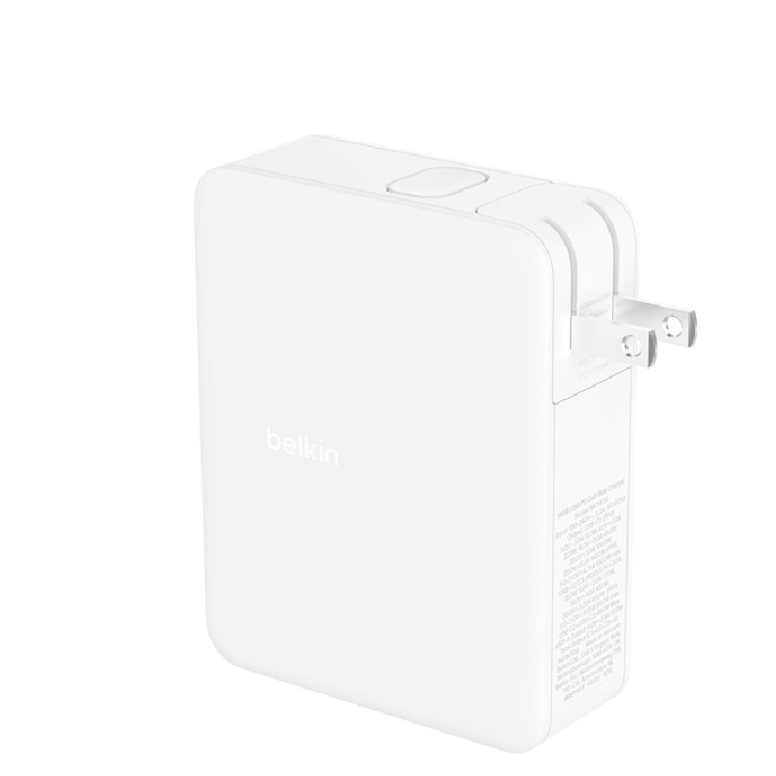 Belkin BoostCharge Pro 140W USB-C (PD 3.1) 4-Port GaN Wall Charger - White (WCH014BTWH-V3), 3x USB-C, 1xUSB-A, Travel-Ready, 2 Years Warranty - Image 2