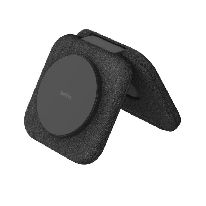Belkin BoostCharge Pro 2-in-1 Magnetic Qi2 Charging Travel Pad + 30W Wall Charger + USB-C Cable (1.5M) - Black (WIZ026auBK), 15W, 2 Years Warranty - Image 2