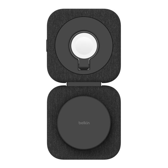 Belkin BoostCharge Pro 2-in-1 Magnetic Qi2 Charging Travel Pad + 30W Wall Charger + USB-C Cable (1.5M) - Black (WIZ026auBK), 15W, 2 Years Warranty - Image 3