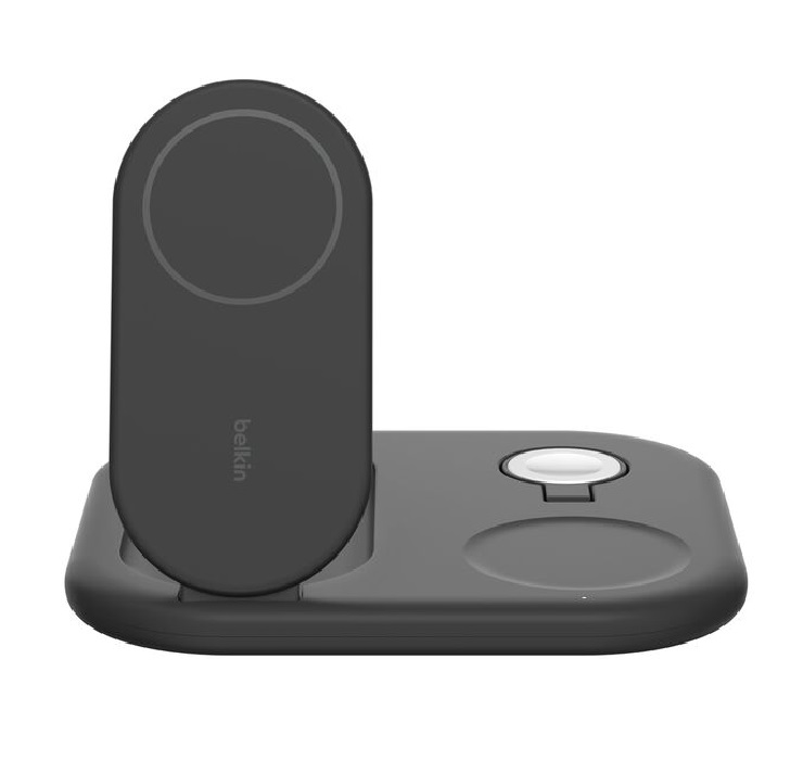 Belkin BoostCharge 3-in-1 Magnetic Foldable Qi2 Wireless Charger 15W + 36W Wall Charger + USB-C Cable (1.5M) - Black (WIZ029auBK), 2 Years Warranty - Image 2