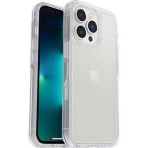 OtterBox Symmetry Clear Apple iPhone 13 Pro Case Clear - (77-83490), Antimicrobial, DROP+ 3X Military Standard, Raised Edges, 7 Years Warranty