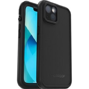 LifeProof FRE Apple iPhone 13 Case Black - (77-85527), WaterProof, 2M DropProof, DirtProof, 360° Protection, Built-In Screen-Cover, 7 Years Warranty