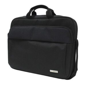 Belkin 15.6' Simple Toploader Laptop Bag - Black (F8N657), Comfortable Shoulder Strap, Made for Long Travelling, 2 Years Warranty,