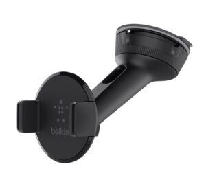Belkin Car Universal Mount - Black (F8M978BT), Compatible up to 6' Devices, 360 Degrees Rotation,Securely Attaches to Dash/Windscreen,2 Years Warranty