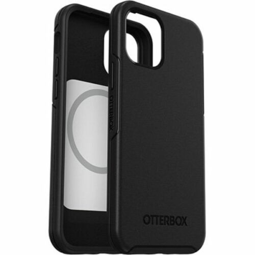 OtterBox Symmetry+ MagSafe Apple iPhone 12 Pro Max Case Black - (77-80139), Antimicrobial, DROP+ 3X Military Standard, 7 Years Warranty