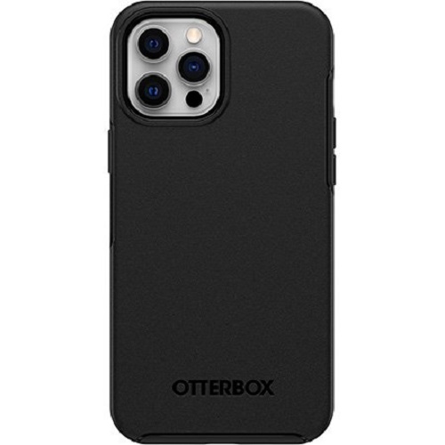 OtterBox Symmetry+ MagSafe Apple iPhone 12 Pro Max Case Black - (77-80139), Antimicrobial, DROP+ 3X Military Standard, 7 Years Warranty - Image 3