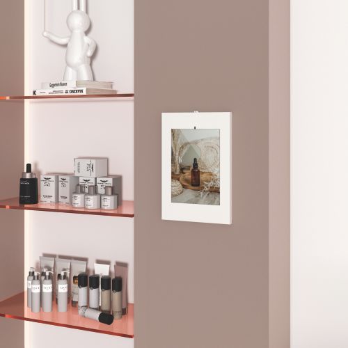 Brateck Anti-Theft Wall-Mounted Tablet Enclosure Fit most 9.7' to 11' tablets including iPad, iPad Air, iPad Pro,- White 226x343x22.5mm - Image 2