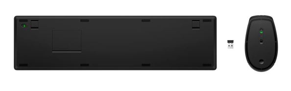 HP 655 USB Wireless Keyboard & Mouse Combo Reduced-sized & Low-Profile Quiet Keys Easy Cleaning Plug & Play for Notebook Desktop PC MAC - Image 3