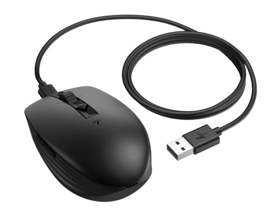 HP Premium Wireless Mouse 710 Rechargeable Silent USB-C batteries Bluetooth® 5.3 7 Buttons 3000dpi Mouse Black With multi-OS compatibility - Image 4