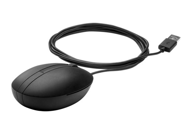 HP Wired Desktop 320M Mouse 1200dpi 3 Botton Wired USB-A Connector Optical Red Sensor 1.8M Cable Length Black 1YR WTY - Image 3