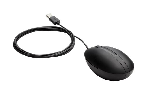 HP Wired Desktop 320M Mouse 1200dpi 3 Botton Wired USB-A Connector Optical Red Sensor 1.8M Cable Length Black 1YR WTY - Image 4