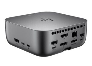 HP Dock G6 Thunderbolt 4 Ulltra Docking Station - 280W Power Delivery 4xDisplays 2xDP 1xHDMI 4xUSB-A 2xUSB-C 1xTB4 2.5GbE RJ45 for HP WS ~4J0G4AA