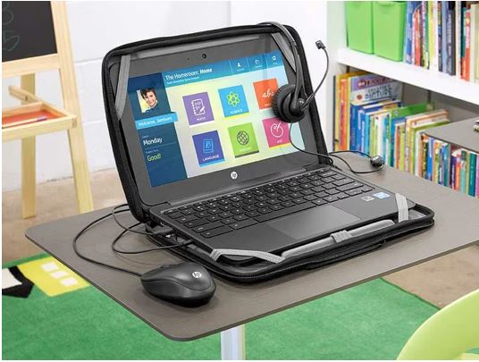 HP USB Wired USB-A Travel Mouse 1000 dpi 3xbutton Multi-OS Windows 7/8/10/11 Chrome OS Android Black 1YR WTY - Image 3