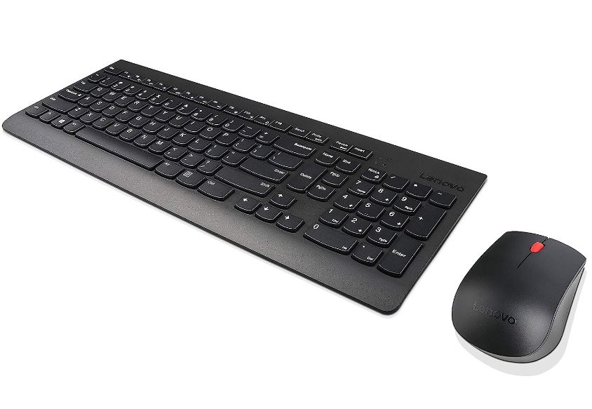 LENOVO Professional Wireless Keyboard & Mouse Combo Stylish Full-Size Slim 3-Zone with Number Pad Quier Premium Ergonomic (US English) - Image 3