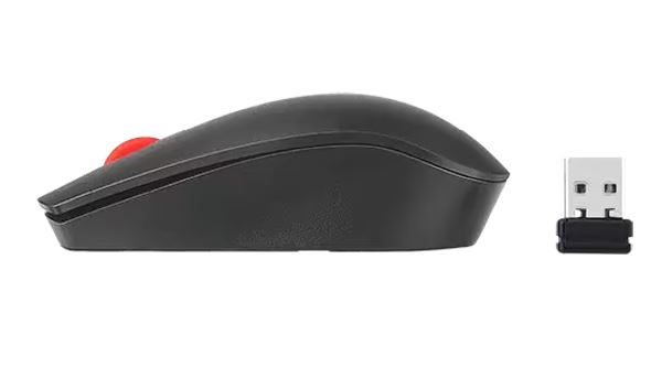 LENOVO ThinkPad Essentials Compact Wireless Mouse 2.4 GHz Wireless via Nano USB 1200 DPI Optical sensor Supported PC with USB port 1 Year Warranty - Image 2