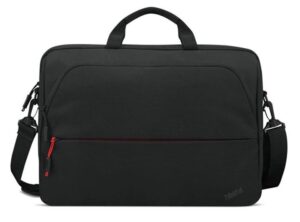 LENOVO Essentials 16' Toploader Bag Notebook Case - Classic Black Nylon Exterior, Dedicated Padded PC Pocket fits 13.3' 14' 15.6' 16' Laptop