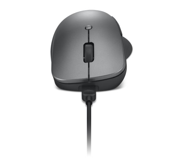 Lenovo Professional Bluetooth Rechargeable Mouse - 4000 DPI On-the-fly 3 Programmable Buttons Comfortable Ergonomic Optical Sensor Bluetooth 5.1 - Image 4