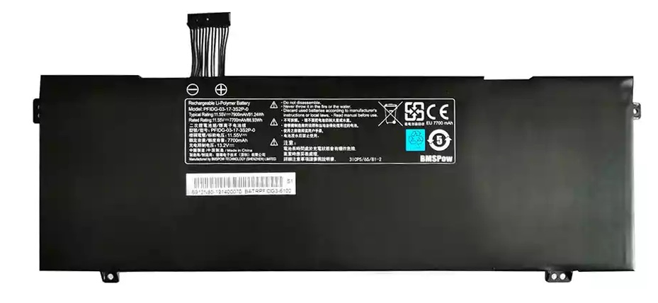 Battery 6cell 11.55V 7900mAh 91.24Wh for Leader SC568,SC572,SC573,SC574,SC519,SC521