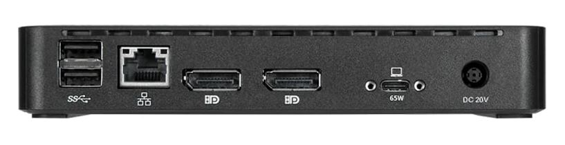 Targus Universal USB-C Dual Video 4K Docking Station with 65W Power Delivery Support 1x5K or 2x4K UHD@60Hz 2xDP USB-C 3xUSB-A GLAN Audio Combo - Image 2