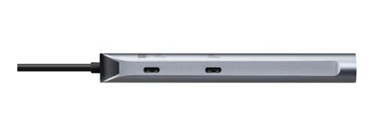 Targus Dual Video Mobile Dock with 140W EPR Pass-Thru USB-C 3.2 Ethernet 2xHDMI 2x USB-A 2xUSB-C Silver USB-C with 140W PD 3Y WTY - Image 3