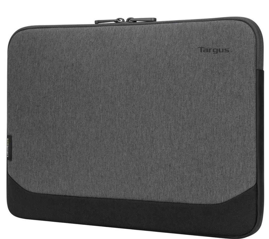 Targus 15.6' -16' Cypress EcoSmart Sleeve for Laptop Notebook Tablet - Up to 15.6', Made with 5 Recycled Plastic Water Bottles - Grey - Image 4