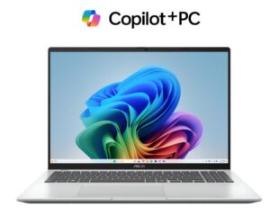 ASUS Vivobook 16 16'AMD RYZEN AI 5 330 WUXGA (1920 x 1200) 16:10 aspect ratio DDR5 16G 512G Cool Silver Win11 Home 1.9kg 1YW Copilot+ PC